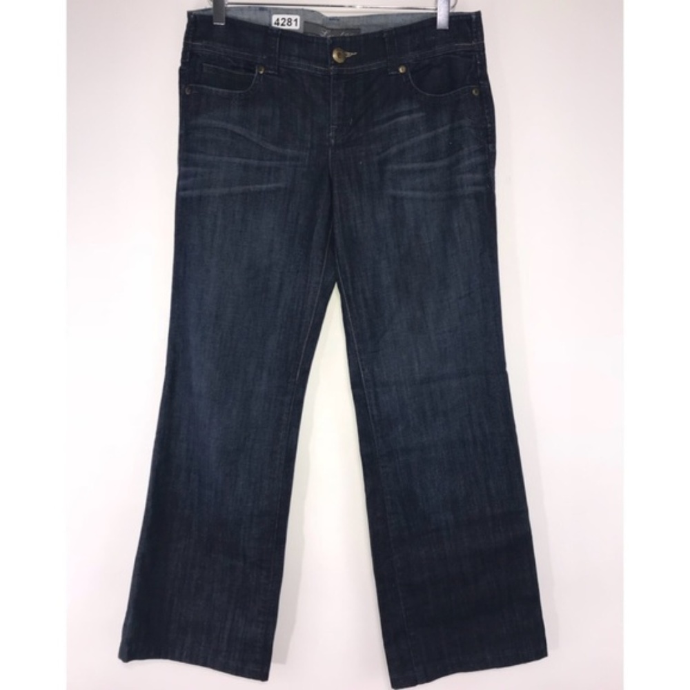 Level 99 Dark Wide Leg Flare Jeans 29